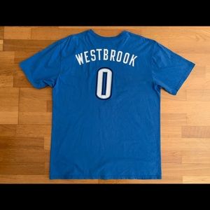adidas Russell Westbrook Thunder Jersey T-Shirt